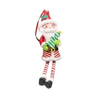 Loopsun Santa Claus Snowman Candy Cane Ornament ukras Božićnog drveća ukras