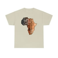 Obiteljski Snažna majica Afro Ženska majica, Afrocentrična košulja, Afro Moling Majica, Afro American