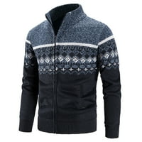 Doodle jakna Muška zimska džemper jakna s dugim rukavima plus baršunast topli dijamantni blok visoki