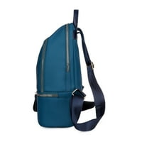 Enquiret Oxford Krpom Ženski ruksak prijenosni za patentni pogonski višestruki džep 20-35L Čvrsta boja