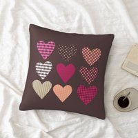 Geometrijski romantični ljubavni ukrasni jastuk za bacanje, krevet kauč kauč na razvlačenje ukrasnih