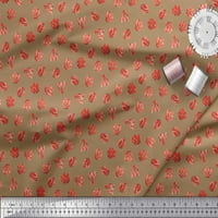 Soimoi pamučna kambrična tkaninska tkanina Tulip cvjetni tkanini otisci sa širokim dvorištem