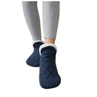 Unutarnje podne toplotne čarape, tkane i baršunaste čarape za unutrašnje čarape, termalne papuče čarape