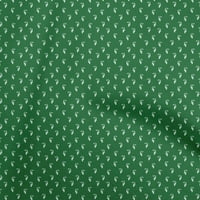 Onuone svilena tabby zelena tkanina toucan haljina materijala materijala za ispis tkanina sa dvorištem širom