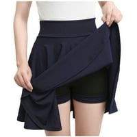 Ženski višak struka Čvrsta mini suknja labava elastična struka seksi kratka suknja A-line Slim ljuljačke
