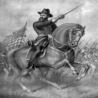 General Benjamin Harrison, bitka za Resaca Poster Print Science izvora