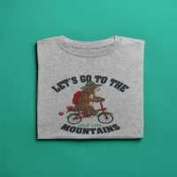 Idite planine medvjed na biciklističkoj majici Muškarci -Image by Shutterstock, muško 4x-Large