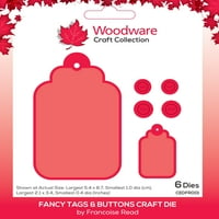 Woodware Craft umire od Francoise Read-Fancy Tags & gumbe