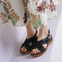 Ženske sandale Modni ljetni novi uzorak Jednostavno čvrste kopče za sandale sa sandale klinove ugodne