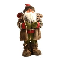 Zeceouar Božićne ukrase unutarnji na otvorenom na klirensu, Santa Claus Doll Božićni ukrasi Božićni