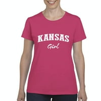 Arti - Ženska majica kratki rukav, do žena Veličina 3XL - Kansas Girl