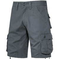 Muške vježbe kratke hlače multi-džepne casual ravne prednje hlače na otvorenom