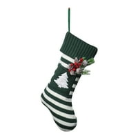 Lingouzi Božićne čarape Crveni Xmas Pokloni Dječji bombonski torbi Elk džepni viseći ukrasi Božićne