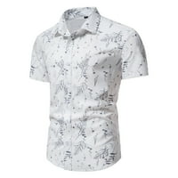 Muške haljine košulje Proljeće Ljetna košulja Ležerne prilike Sportska majica na plaži Pamučni mješavina