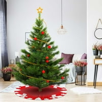 Banghong Christmas Drvo suknje Xmas Tree Mat ukrasima sretan božićni poklopac za božićno drvce Kućna