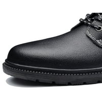 Muške sigurnosne cipele za čizmu kože, teške industrijske čizme Vanjska udobnost Građevinski čelični