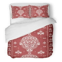 Posteljina seta crveno-bijela ukrasna vintage Paisley Tradicionalni turski motivi Odlično pakiranje bilo koje željene prekrivač dvostruke veličine sa jastukom za kućni posteljina ukras