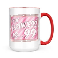 Neonblond princeza je 99, rođendan u ružičastoj šalici za ljubitelje čaja za kavu