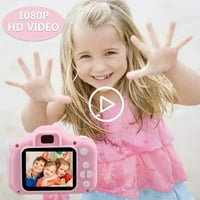Dvojni objektiv Dječji mini digitalni fotoaparat + 32GB TF kartica USB čitač kartica