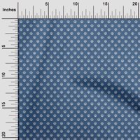 Onuone pamuk poplin srednje plava blok tkanina DIY odjeća za quilting tkaninu ispis tkanina od dvorišta