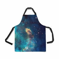 Podesiva pregača za žene Muškarci Djevojke Chef sa džepovima Zvjezdana Jet Carina Nebula Universe Star Galaxy Novelty Kuhinja Pregača za kuhanje Pečenje Vrtlarstvo ČIŠĆENJE PET-a