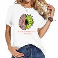 Završite Stigma mentalno zdravlje Matrica u udobnu žensku majicu za žene - Ljetna moda