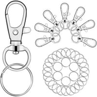 Metalni klip i prstenovi, kuke za ključeve sa tipkama za ključeve za vrpce, ključ, nakit, umjetnički