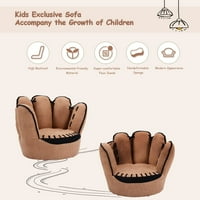 Dječji kauč, kauč za djecu sa čvrstim drvenim okvirom i dizajnom za bejzbol rukavicu, dječja fotelja