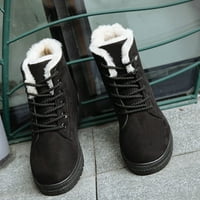 Ženske cipele čizme snijega ravna peta jesen i zima plus veličine pamučne kratke ženske čizme