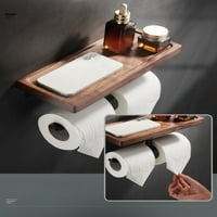 Držač od papira oraha kupaonica šampon za kutije za toalet držač kuhinje kuhinjski nosač telefonska