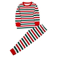 Božićno dječje bluze za bluzu + hlače Xmas Porodica Porodica Pajamas postavila je božićne pidžame za