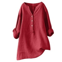 Posteljine Žene Čišćenje JUEBONG Ljeto posteljina tunika Plus veličine Bluza Košulje Ležerne prilike