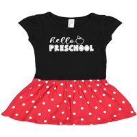 Inktastičan Pozdrav Predškol nazad u školu Slatka Apple dizajn poklon mališana djevojka haljina