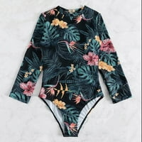 TUPHREGYOW ženski kupaći kostimi za uklanjanje kupaćih kupaćih kostim novog stila cvijeća ispisa prozračno