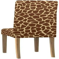 Smiješna žirafa kože Stretch stolica zaštitni sjedalo klizač za blagovaonicu Hotel vjenčani zabava 6