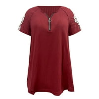 Košulje za žene Trendy majica V izrez Dnevna bluza Ženske vrhove
