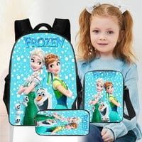 Fozen Princes Elsa Anna Multi-džepni ruksak za ruksak za ručak, Torba za ručak, Uskršnji poklon za smrznute