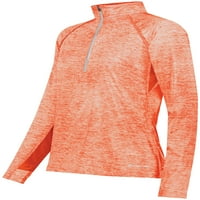 Holloway Sportswear L Womens Electively Coolcore® Zip Pulover Narančasta Heather 222774