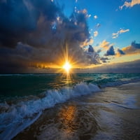 Sunrise preko plaže Miami Lizzy Davis