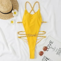 Hoksml slatki kupaći kostim za žene, ženski seksi visoki kontrast dojke sa čvrstim bikini set čvrstih