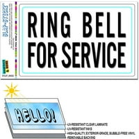 Zvono zvona za uslugu Poslovni znak Automobili Naljepnica s bračnim brojem automobila