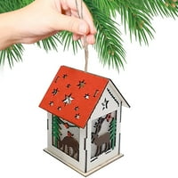 Hanging Mistletoe Ball Božićno drvo Lampica Light Cottage Santa Claus LED rasvjeta Snjegovića Dekoracija