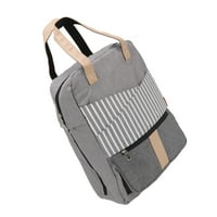 Baby backpack torba, podstavljene naramenice prijenosne anti deformacija siva veliki kapacitet sa vezicama za piknik za kupovinu za kupovinu