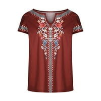 Lopecy-Stane bluze za žene bavi se rođendanskom začištanju Ženski ljetni temperament casual v-izrez