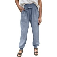 Ženske casual pantalone Solid pantalone Pocket Ležerne prilike Ležerne hlače
