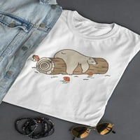 Slatki medvjed spavao u majici podružnice Žene -Image by Shutterstock, ženska XX-velika