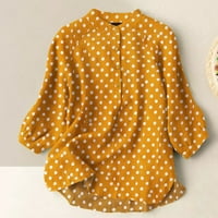 Posteljina za žene Ljeto Kratki rukav vrhovi Bluze Regularne fit T majice Pulover TESES TEE CASTS CALES