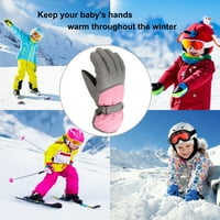Dječje skijalice rukavice snowboard skijanje skijališta na otvorenom M L SNOW KIDS Tar Boys Vjetrootporne zimske djevojke Dječje rukavice i rukavice