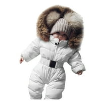 Outerwear Romper kaput Topla jakna za bebe Snawit Girls HOOD kombinezon za djevojke i jakna