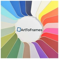 ArttoFrames 10x20 Slonovača prilagođena mat za okvir za slike s otvorom za 6x16 fotografije. Samo mat, okvir nije uključen